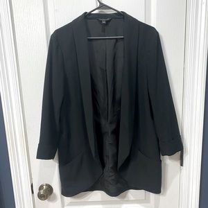 Black long blazer